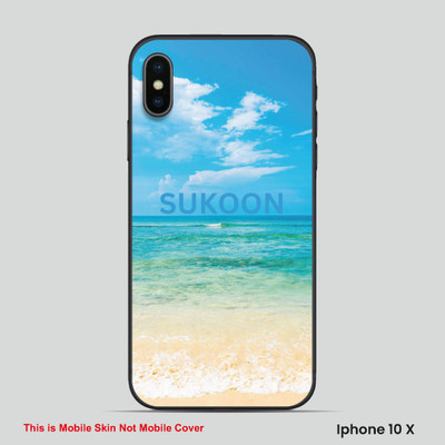 VYBE The Smart Choice iPhone 10X Naturel Mobile Skin(Lisbon Green 5)