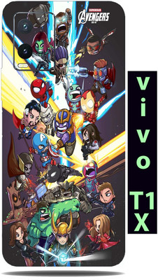 BugguSkin Vivo T1x Mobile Skin(Ultra Super Avengers Team Skin With High Matte Finish.)