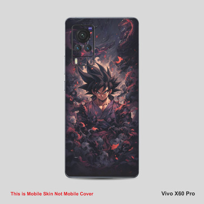 VYBE The Smart Choice Vivo X60 Pro Goku Mobile Skin Mobile Skin(Vampire Grey A6)