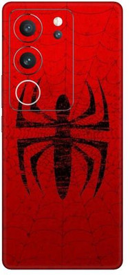 Vcare GadGets Black in Red Color Vivo V29 5G Mobile Skin(Multicolor)