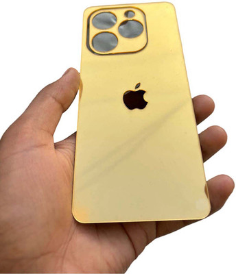 TWUAOP INFINIX SMART 8 MOBILE SKIN, MIRROR BACK PANNEL ACRYLIC SHEET Mobile Skin(Gold)