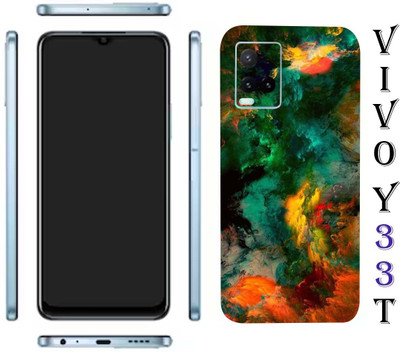 LAMHA Vivo Y33T Mobile Skin(Ultra Super Multicolor Clouds Skin With High Matte Finish.)