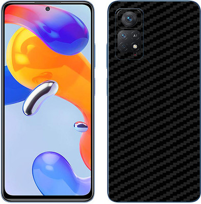 candeal mart Xiaomi Redmi Note 11 Pro 5G Back skin sticker / Vinyl wrap / Protective film Mobile Skin(Black , 3D Carbon fiber)