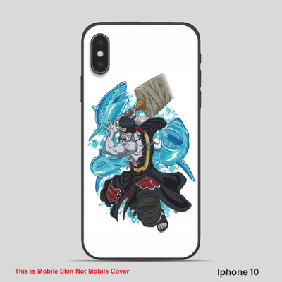 VYBE The Smart Choice iPhone 10 Horror Mobile Skin(Blue,White 2)