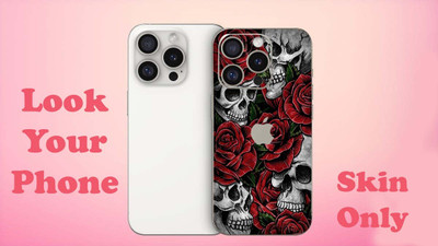 BugguSkin IPHONE 16 PRO MAX Mobile Skin(RED AND WHITE)