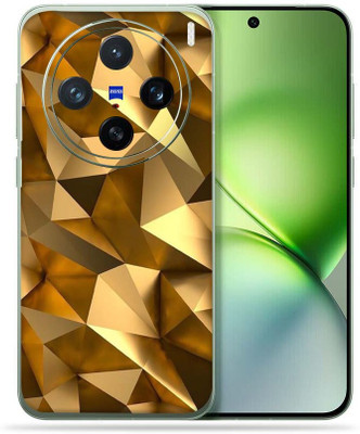 OggyBaba OggyBaba Vivo X200 5g Mobile Skin(Golden-poly)