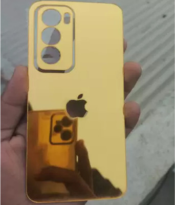 MOBIZONE OPPO RENO 12 PRO 5G GOLD MIRROR BACK PANNEL Mobile Skin(Gold)