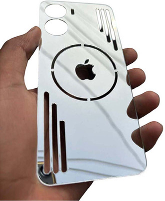 TWUAOP VIVO Y16, VIVO Y56 5G, VIVO T2X 5G, MIRROR BACK PANNEL ACRYLIC SHEET Mobile Skin(Silver)