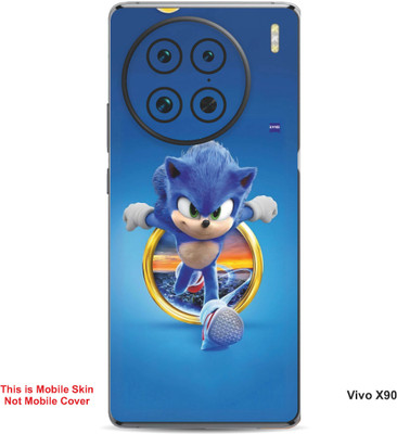 VYBE The Smart Choice Vivo X90 Sonic The Hedgehog Embossed Mobile Skin(Bluish B14)