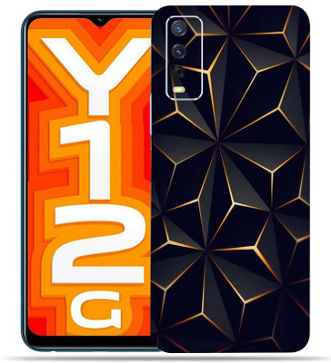 Mclaxa mclaxa vivo y 12g black abstract Mobile Skin(black abstract)