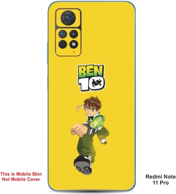 VYBE The Smart Choice Redmi Note 11 Pro Ben 10 Embossed Mobile Skin(Golden Yellow A1)