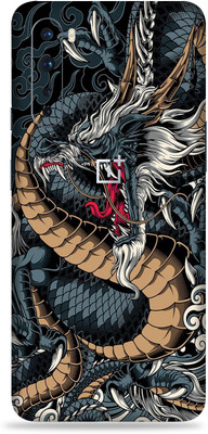 AsSkin OnePlus Nord Mobile Skin(Dragon Snake Skin With High Matte Finish)