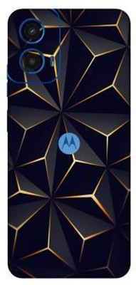 Vcare GadGets MOTOROLA g45 5G Mobile Skin(Black & Gold)