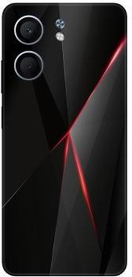 Vcare GadGets A5x (5G) Mobile Skin(Black & Red)