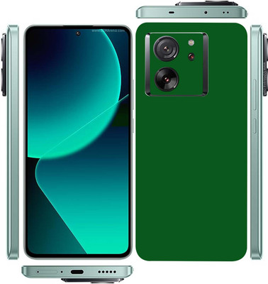 TJ CREATION Xiaomi 13T Pro Mobile Skin(Ultra Super Moss Green Matte Skin With High Matte Finish.Black Devil)