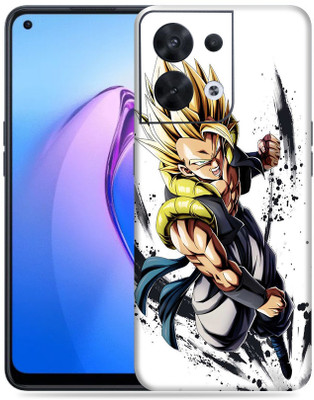 SkinoMania Oppo Reno 8 5G Mobile Skin(Multicolor Gogeta)