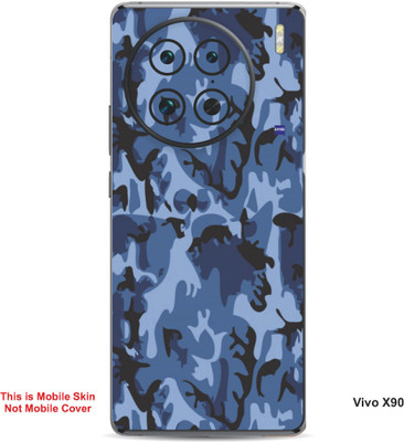 VYBE The Smart Choice Vivo X90 Camouflage Embossed Mobile Skin(Judge Grey 16)