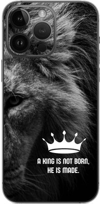 FCS iPhone 14 Pro Max Printed Back skin Mobile Skin(Lion Skin)
