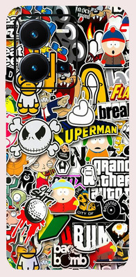 BUGGU VIVO Y35 Mobile Skin(Ultra Super Sticker Bombing Skin With High Matte Finish)