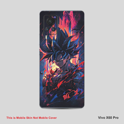 VYBE The Smart Choice Vivo X60 Pro Goku Mobile Skin Mobile Skin(Deep Rose A6)