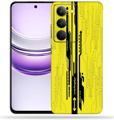 OggyBaba OggyBaba Realme 14x 5g Mobile Skin(Yellow-CyberPunk)