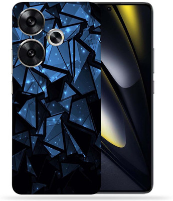 OggyBaba OggyBaba Poco F6 5g Mobile Skin(Blue Poly)