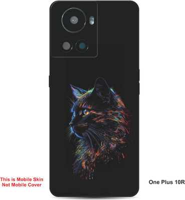 VYBE The Smart Choice One Plus 10R Cat Embossed Mobile Skin(Baltic Sea 30)