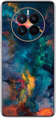 FCS Huawei Mate 50 Printed Back skin Mobile Skin(Smoke)