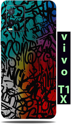 BugguSkin Vivo T1x Mobile Skin(Ultra Super Graffiti Text Skin With High Matte Finish.)