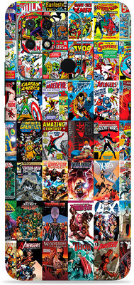 SkinoMania Redmi 10c Mobile Skin(Multicolor Marvel-Comics)