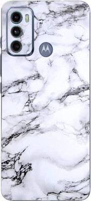 TJ CREATION Motorola G40 Fusion, moto g40 fusion Mobile Skin(Ultra Super Milky White Marble Skin With High Matte Finish., Mobile Skin (Back+Side+Camera))