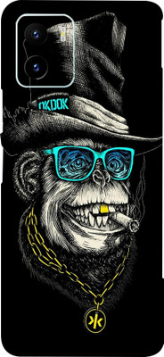 BUGGU Vivo Y15c Mobile Skin(Ultra Super Smart And Crazy Monkey Skin With High Matte Finish)