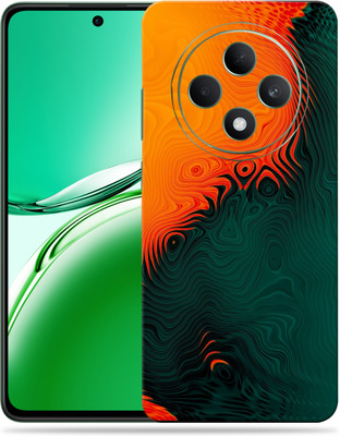 SkinoMania OPPO F27 5G Ultra Premium Vinyl Mobile Skin (Multicolor) Mobile Skin(Orange-green-Abstract)