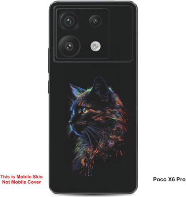 VYBE The Smart Choice Poco X6 Pro Cat Embossed Mobile Skin(Baltic Sea 2)