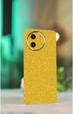 TJ CREATION Vivo T3x 5G Mobile Skin(Ultra Super Sparkling Golden Glitter Skin With High Matte Finish.......)