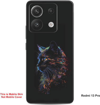 VYBE The Smart Choice Redmi 13 Pro Cat Embossed Mobile Skin(Baltic Sea 8)