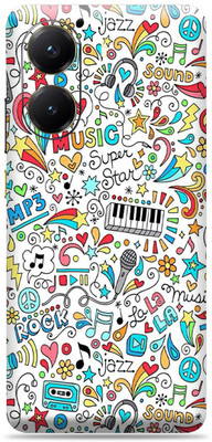 SkinoMania POCO X7 Pro 5G Premium Vinyl Mobile Skin (Multicolor) Mobile Skin(Music-Graffiti)