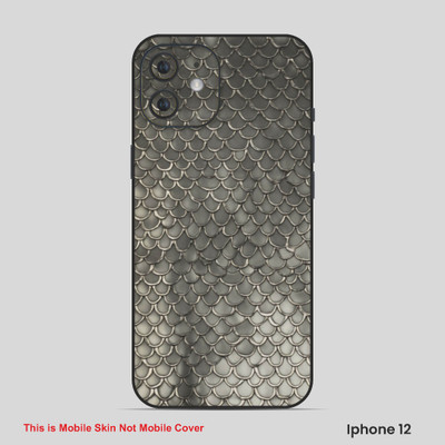 VYBE The Smart Choice iPhone 12 Pattern Mobile Skin(Friar Grey 2)
