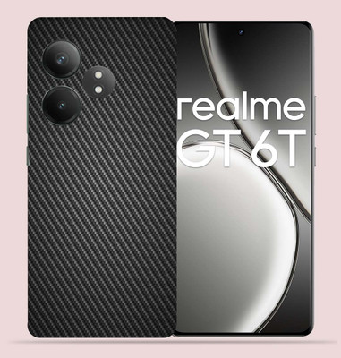 OggyBaba Realme GT 6T 5g,GT 6T 5g Mobile Skin(Black CF)