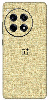 Vcare GadGets Light Hemp Wooden OnePlus 12 R 5G With Logo Mobile Skin(Light Hemp Wooden)