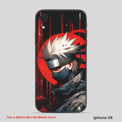 VYBE The Smart Choice iPhone XR Kakashi Embossed Mobile Skin(Moonstone Blue 11)