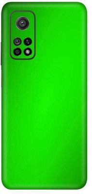 Vcare GadGets Mi 10 T 5G Mobile Skin(Metallic Green Shining)