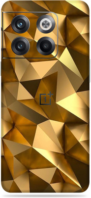 SkinoMania Oneplus 10T Mobile Skin(Golden Polygon)