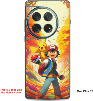 VYBE The Smart Choice One Plus 12 Pokemon Embossed Mobile Skin(Oasis 28)