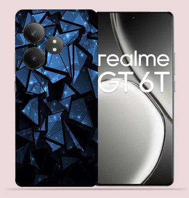 OggyBaba Realme GT 6T 5g,GT 6T 5g Mobile Skin(Blue Poly)