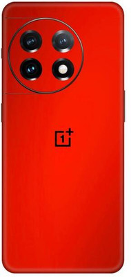 Vcare GadGets One Plus 11 5G With Logo Mobile Skin(Red)
