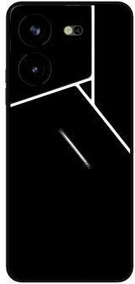 Vcare GadGets Pova 5 Pro (5G) Mobile Skin(Black)