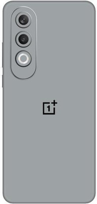 Vcare GadGets Glossy Silver OnePlus Nord CE4 5G With Logo Mobile Skin(Glossy Silver)