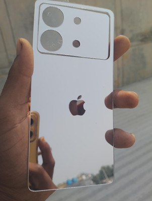 MOKPLZ POCO X6 NEO 5G SILVER MIRROR BACK PANNEL Mobile Skin(Silver)