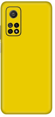 Vcare GadGets Mi 10 T 5G Mobile Skin(Yellow Glossy)
